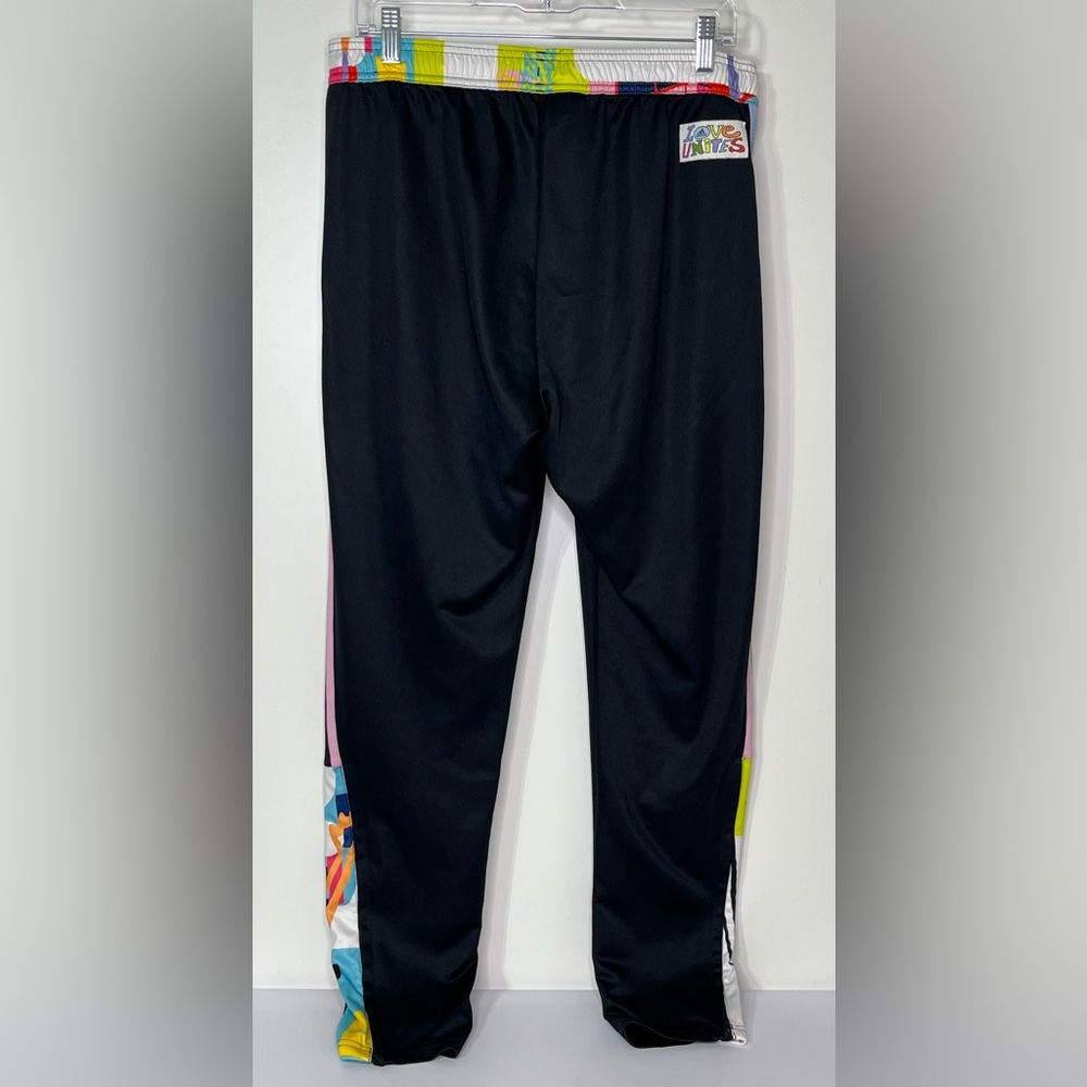 Adidas Black and Multicolor Primegreen Women's L Activewear Legging Pants - Picture 7 of 12